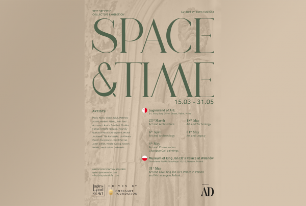 Poster Space & Time Luginsland of Art
