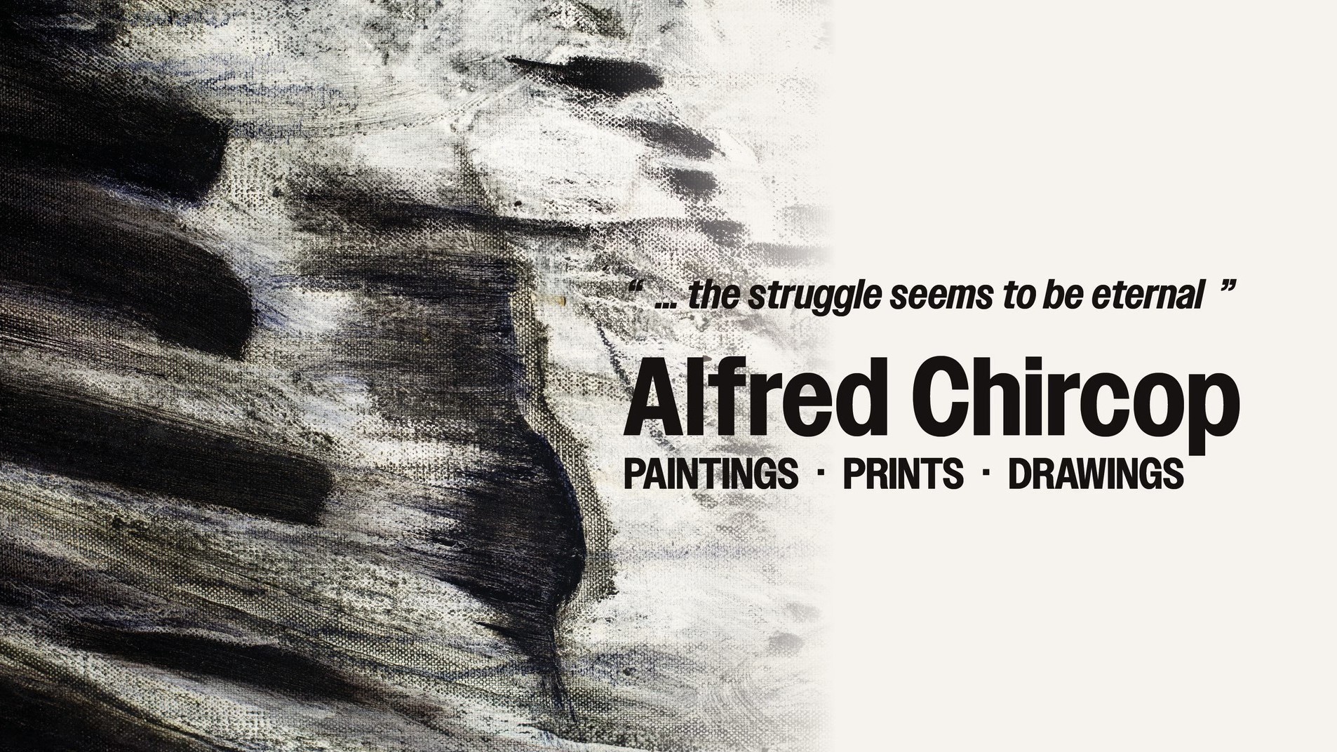 The Struggle Seems to be Eternal - Alfred Chircop Trust